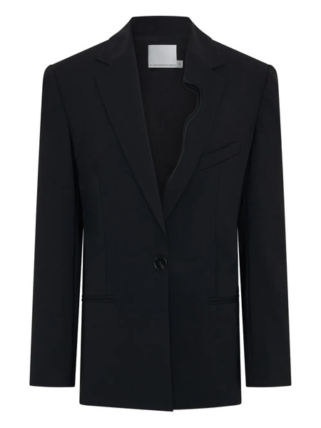  Christopher Esber Padded-shoulder Single-button Blazer - Black 