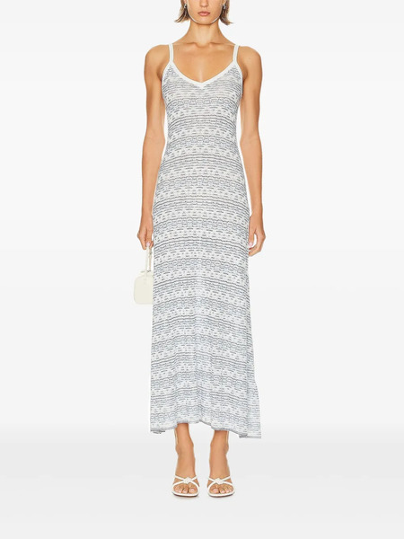  Christopher Esber Palais Geometric-patterned Midi Dress - Blue 