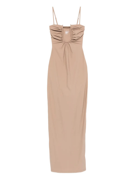  Christopher Esber Ruched Midi Dress - Neutrals 