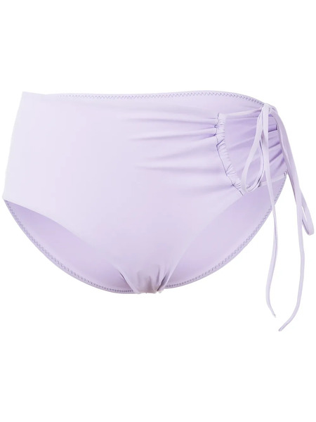  Christopher Esber Ruched Side-tie Swimming Briefs - Purple 