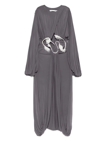  Christopher Esber Sculptured Torso Maxi Dress - Grey 