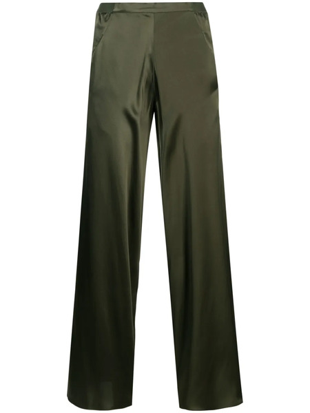  Christopher Esber Wide-leg Silk Trousers - Green 
