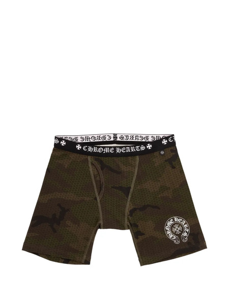  Chrome Hearts Camouflage-pattern Boxers - Brown 