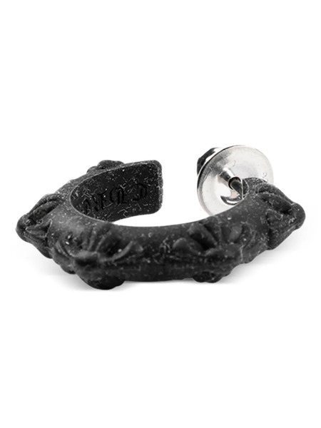  Chrome Hearts Embossed Single Earring - Black 