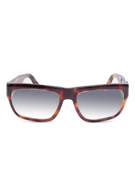  Chrome Hearts Square-frame Sunglasses - Brown 