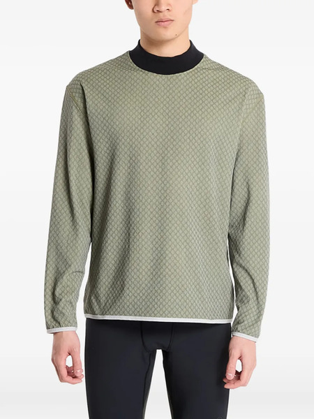  Ciele Mockneck Patterned Sweater - Green 