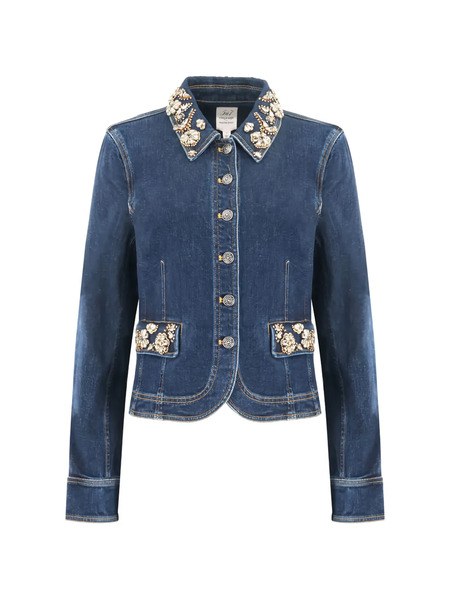  Cinq A Sept Embellished Reve Jacket - Blue 