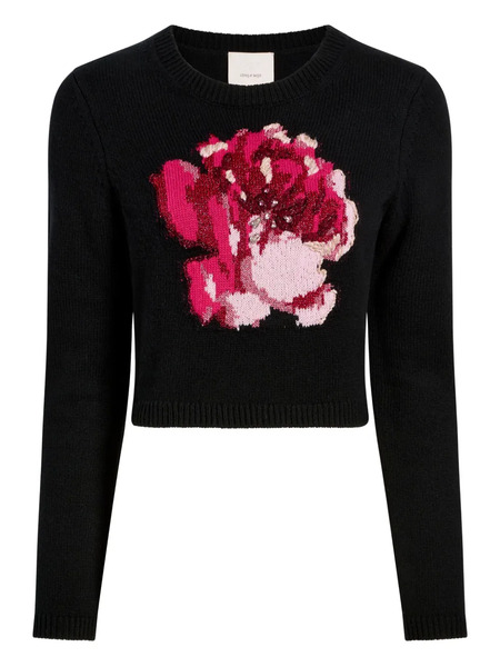  Cinq A Sept Issa Rose Sweater - Black 