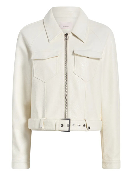  Cinq A Sept Saffira Zip Jacket - White 