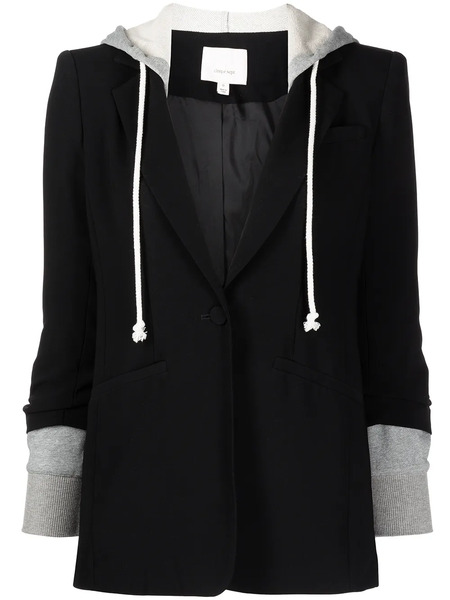  Cinq A Sept Single-breasted Drawstring Blazer - Black 