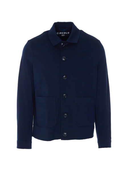  Circolo 1901 Button Cotton Jacket - Blue 