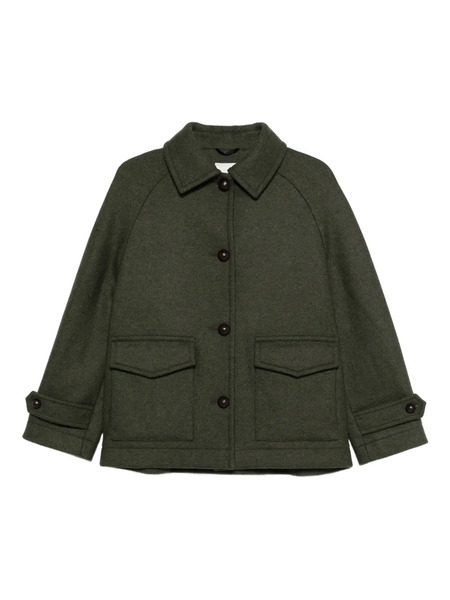  Circolo 1901 Button-down Flap-pocket Coat - Green 
