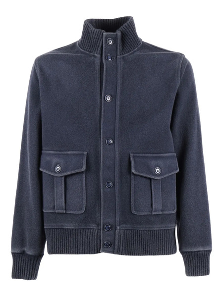  Circolo 1901 Button-pockets Jacket - Blue 