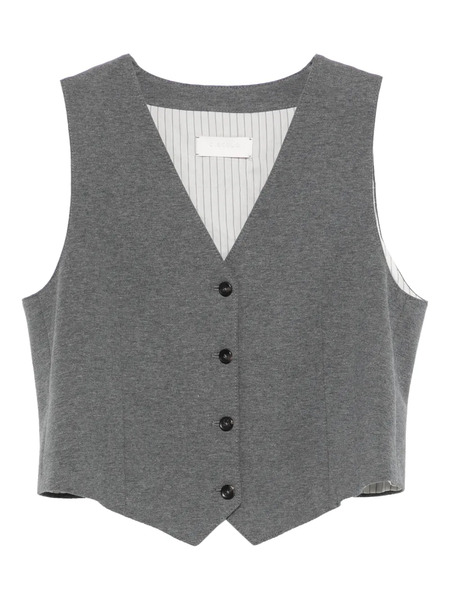  Circolo 1901 Buttoned Waistcoat - Grey 