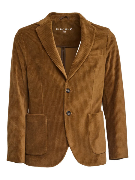  Circolo 1901 Corduroy Blazer - Brown 