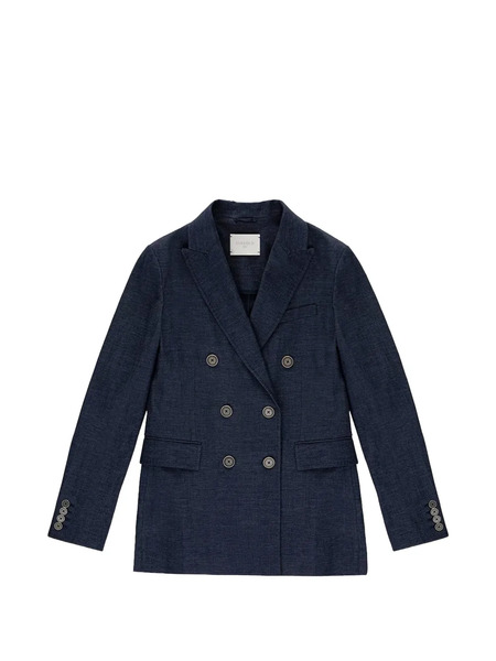  Circolo 1901 Double-breasted Blazer - Blue 