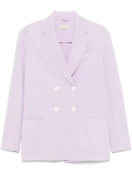  Circolo 1901 Double-breasted Blazer - Purple 