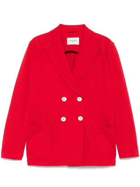  Circolo 1901 Double-breasted Blazer - Red 