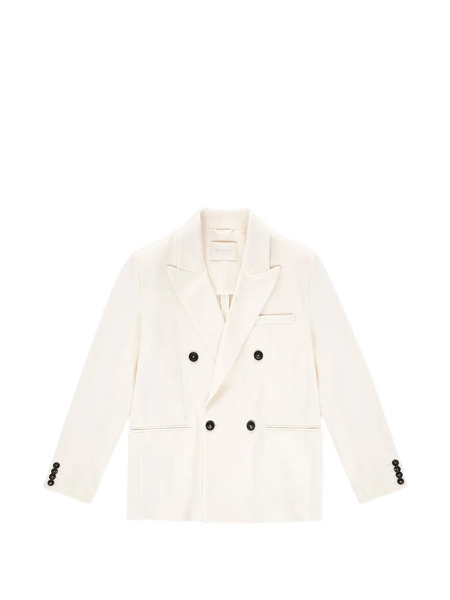  Circolo 1901 Double-breasted Blazer - White 