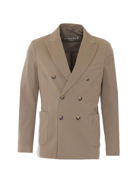  Circolo 1901 Double-breasted Button Blazer - Neutrals 