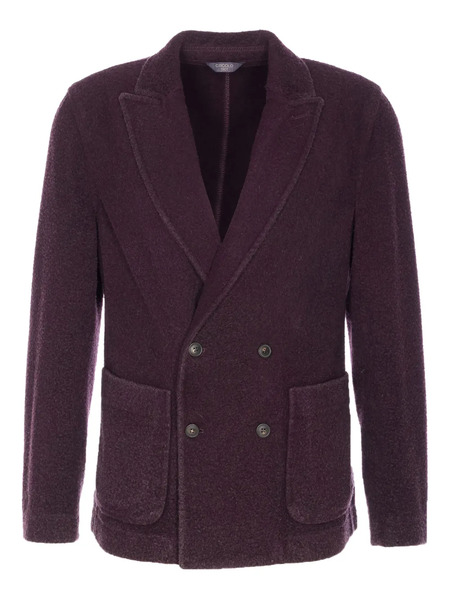  Circolo 1901 Double-breasted Button Jacket - Purple 