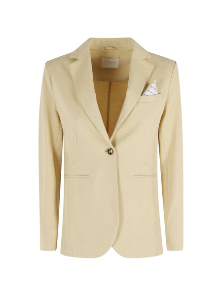  Circolo 1901 Honeycomb Slim Blazer - Neutrals 