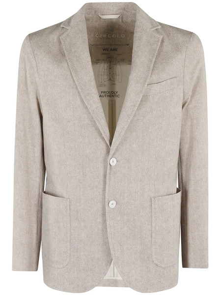  Circolo 1901 Patch Pocket Blazer - Neutrals 