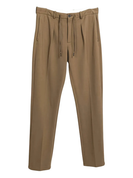  Circolo 1901 Pleated Drawstring Trousers - Brown 