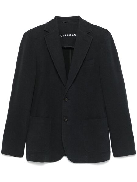  Circolo 1901 Single-breasted Blazer - Black 