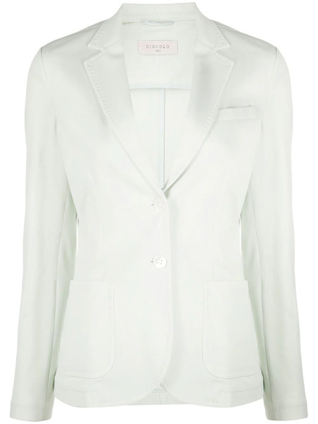  Circolo 1901 Single-breasted Blazer - Green 