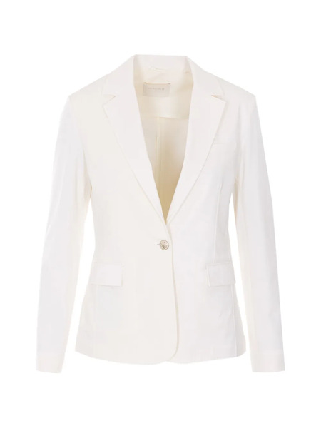  Circolo 1901 Single-breasted Blazer - White 