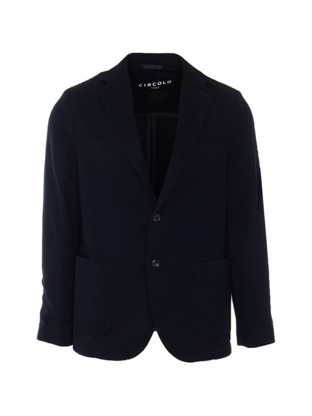  Circolo 1901 Single Breasted Pockets Jacket - Black 