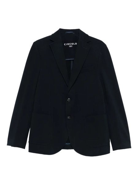  Circolo 1901 Two-button Patch-pocket Blazer - Blue 