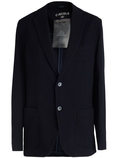  Circolo 1901 Wool Blazer - Blue 