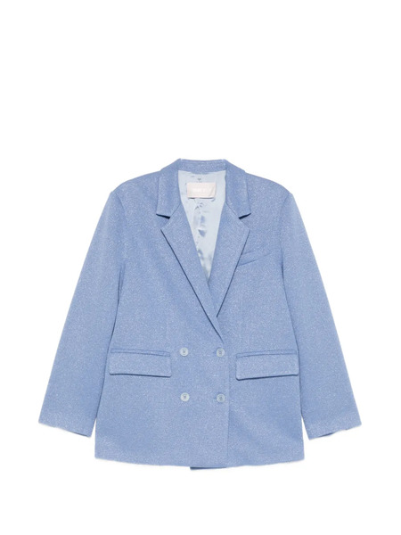  Circus Hotel Double-breasted Blazer - Blue 