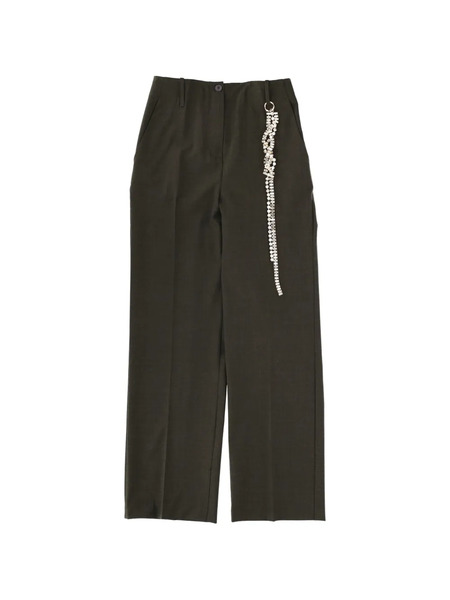  Circus Hotel Embellishment Trousers - Brown 