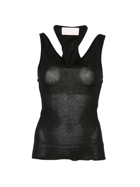  Circus Hotel Halterneck Top - Black 