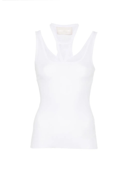  Circus Hotel Halterneck Top - White 
