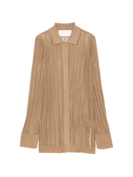  Circus Hotel Open-knit Cardigan - Neutrals 