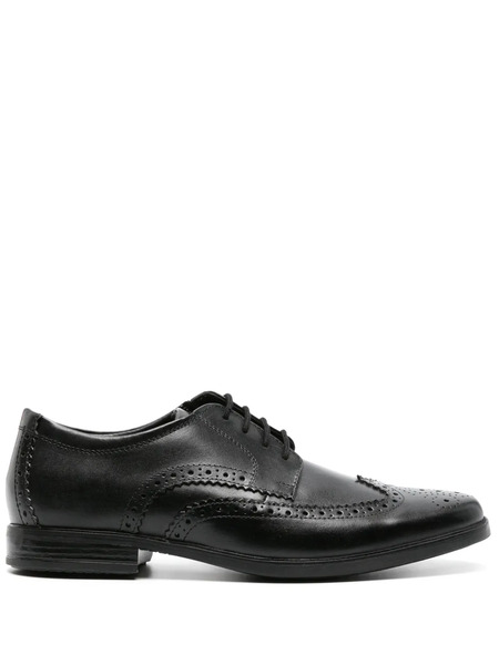  Clarks Howard Wing Leather Brogues - Black 