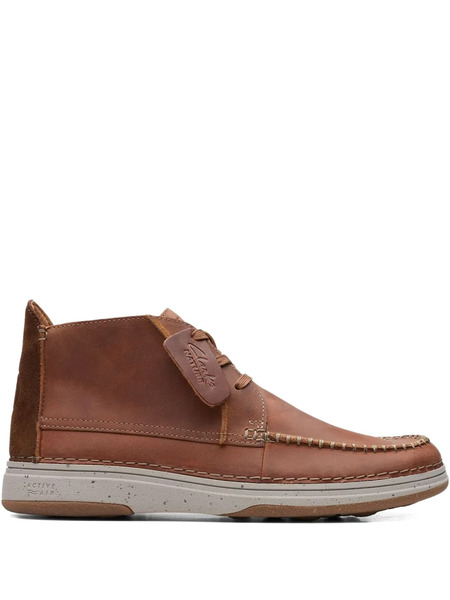  Clarks Nature 5 Mid Leather Boots - Brown 