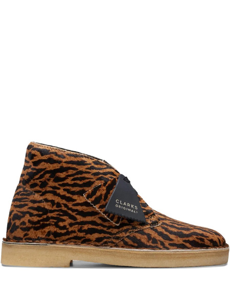  Clarks Originals Tortoiseshell-pattern Boots - Brown 