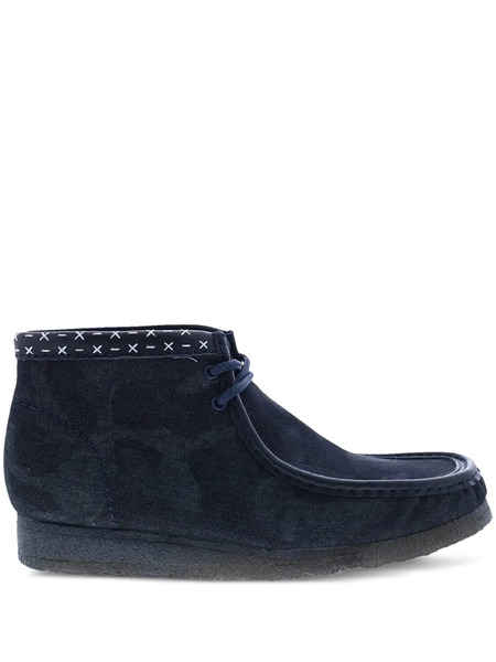  Clarks Wallabee denim Desert Boots - Blue 