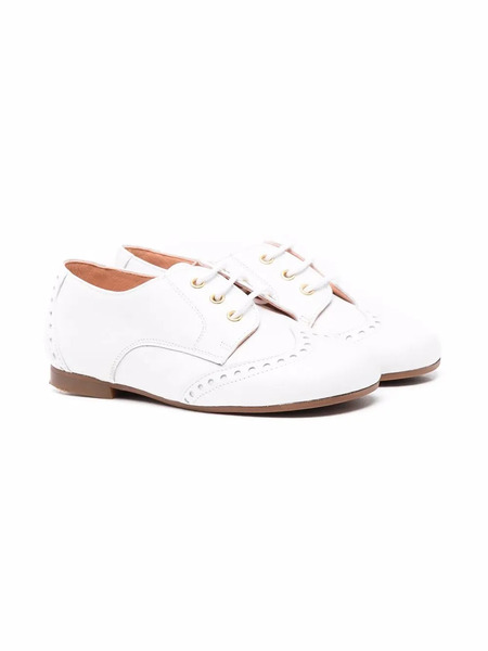  Clarys Embossed Derby Shoes - White 