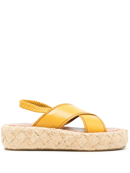  Clergerie 50mm Clergerie Adom Espadrilles - Yellow 