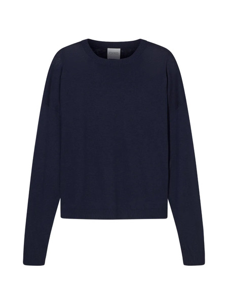  Closed Crew-neck Long-sleeve Sweater - Blue 