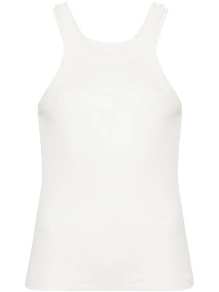  Closed Logo-embroidered Ribbed Tank Top - Neutrals 