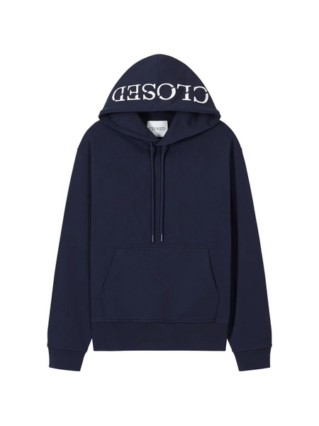  Closed Logo-print Hoodie - Blue 