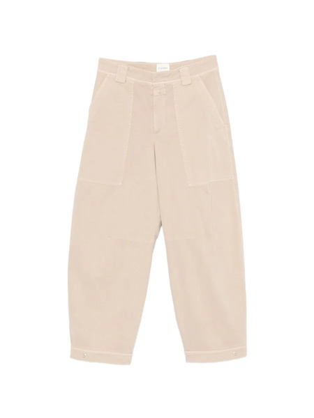 Closed Rhannon Patch-pocket Tapered Trousers - Neutrals 