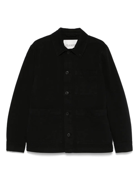  Closed Twill-weave Shirt Jacket - Black 